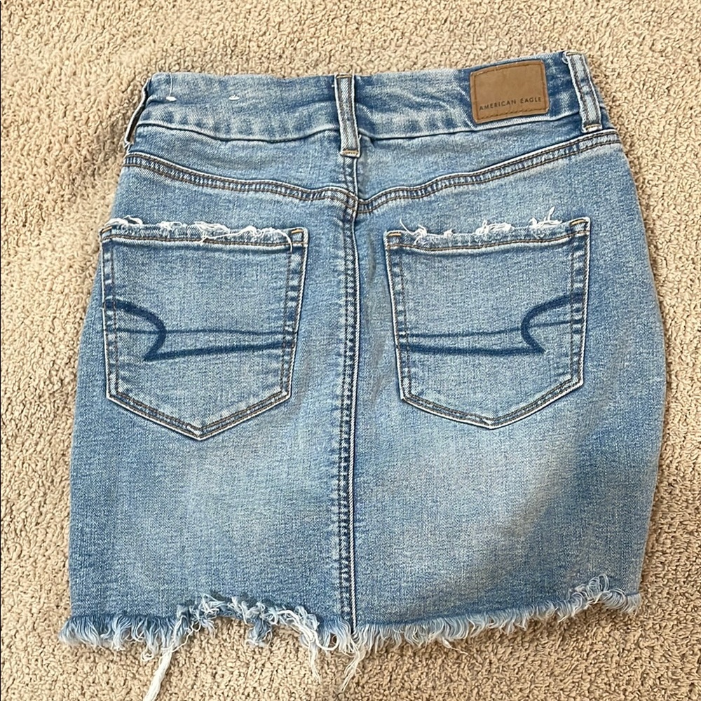 American Eagle Outfitters Blue Denim Skirt